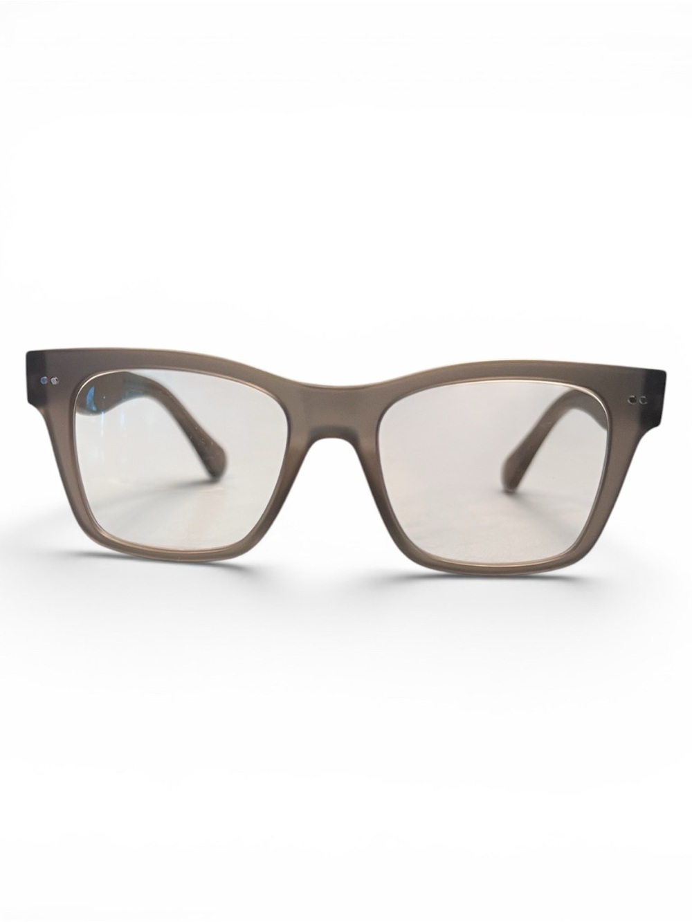 LOOK Optic Cosmo Reading Glasses +1.5 Gray Translucent Square Frames NEW w/ Case